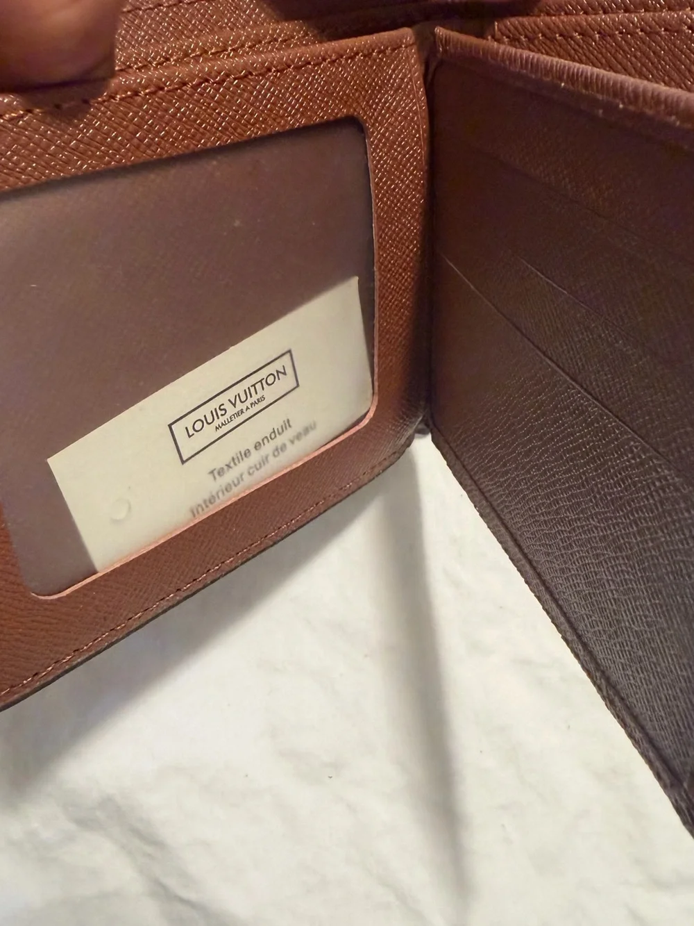 Louis Vuitton Monogram Card & Key Holder in Brown and Tan